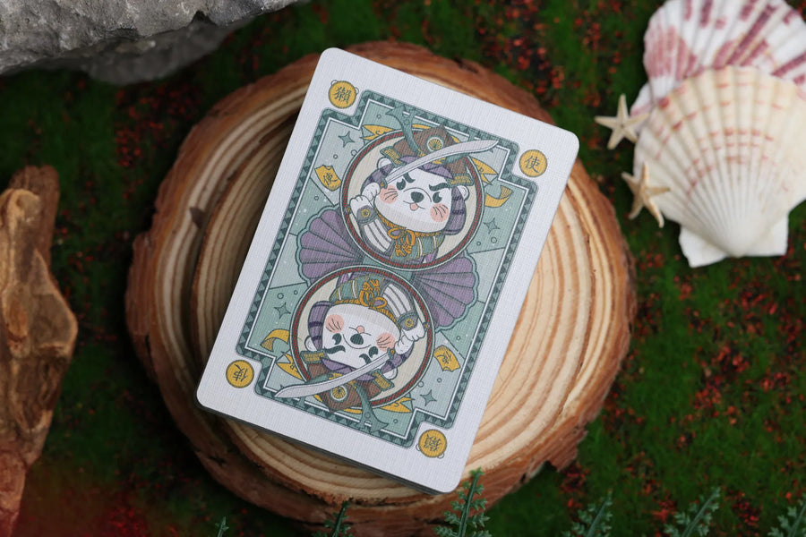 Samurai Otter Mizu Playing Cards