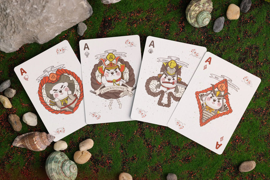 Samurai Otter Playing Cards