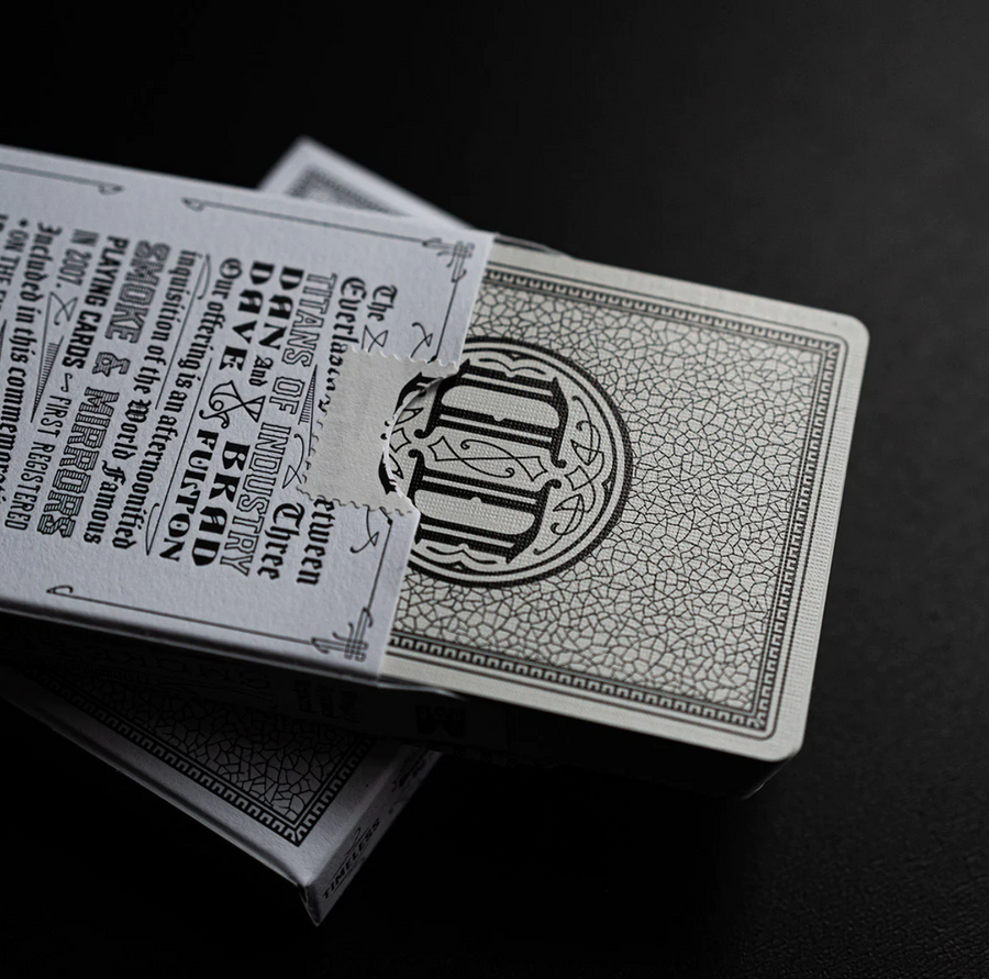 Smoke & Mirrors 15TH Anniversary Edition Playing Cards - Smoke Playing Cards by Dan & Dave