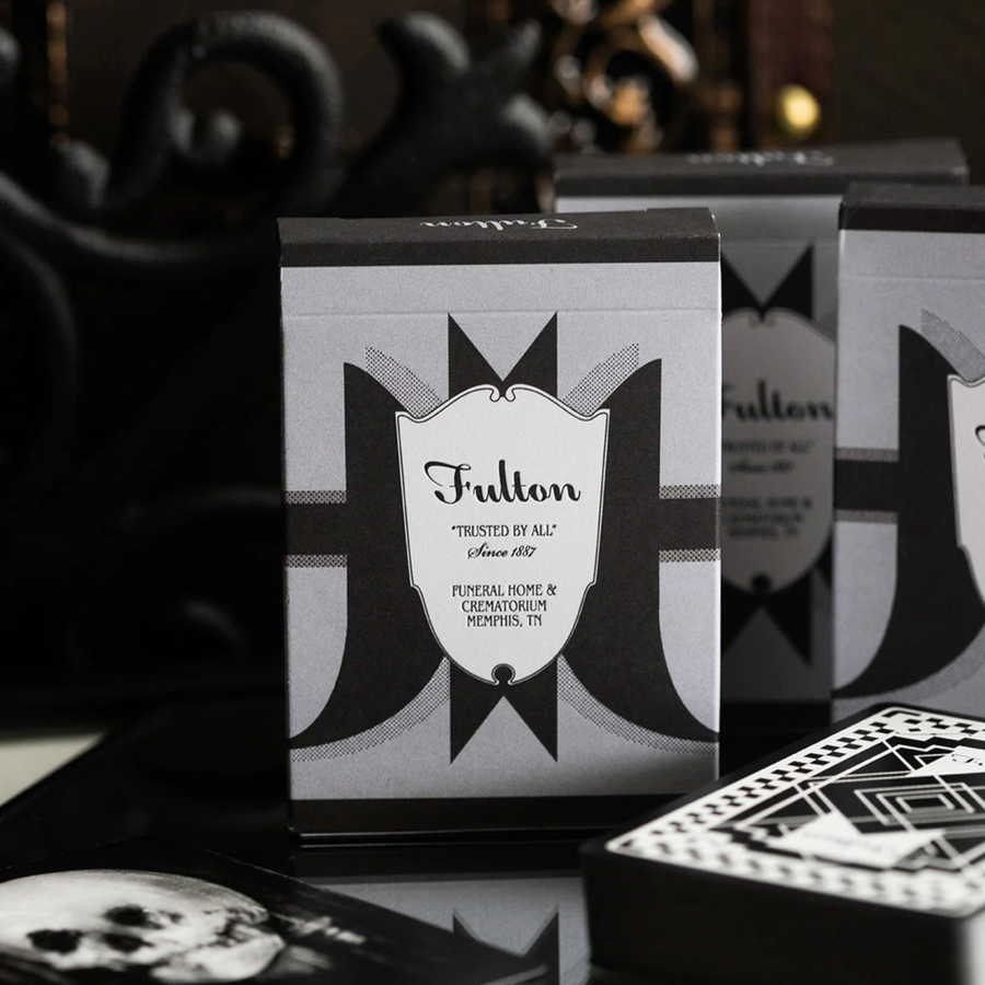 FULTON'S FUNERAL PLAYING CARDS Playing Cards by Fultons Playing Cards