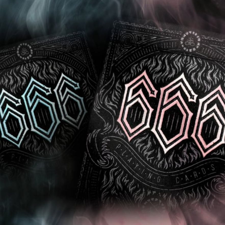 666 Playing Cards - V4 Playing Cards by Riffle Shuffle Playing Card Company