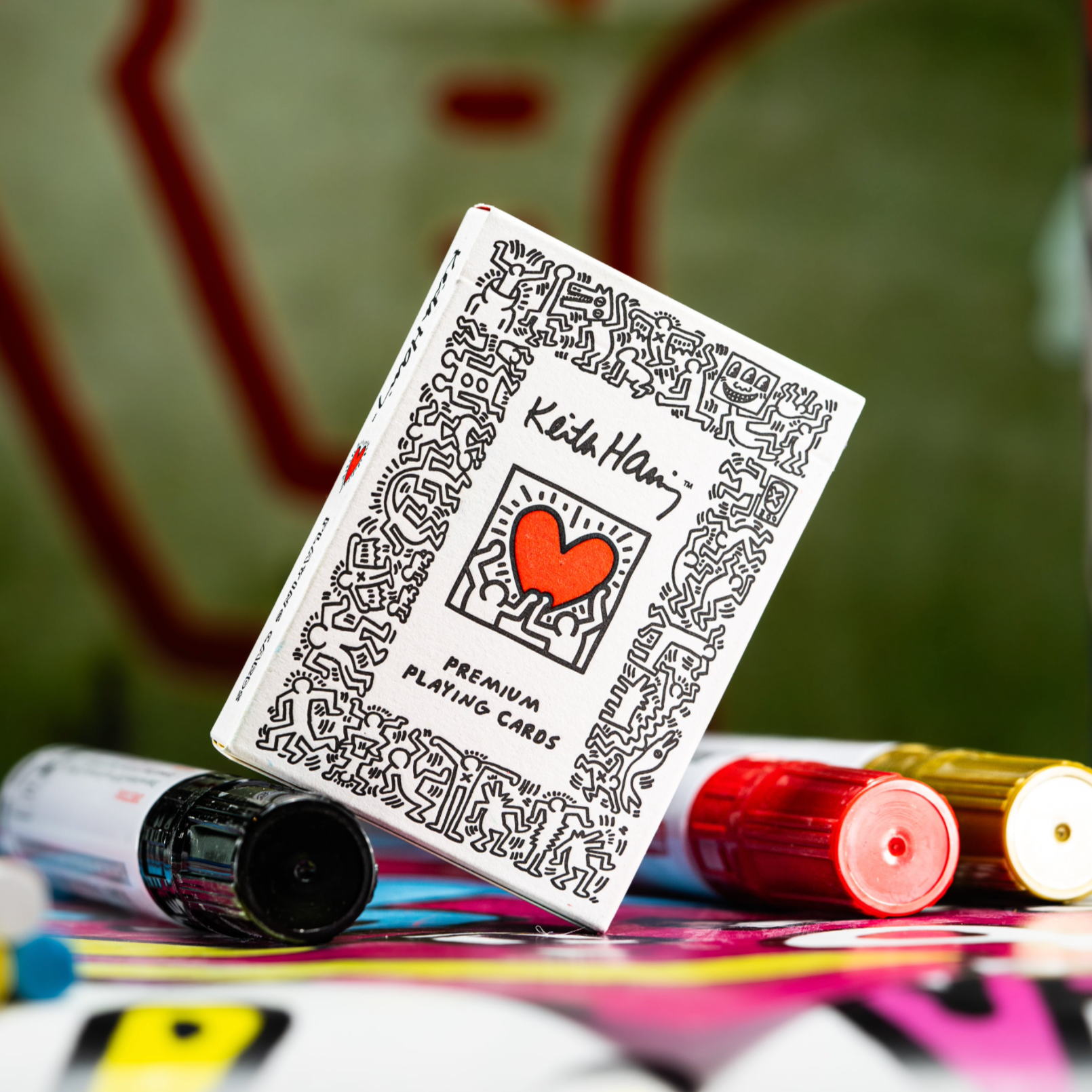 Keith Haring Playing Cards Playing Cards by Theory11