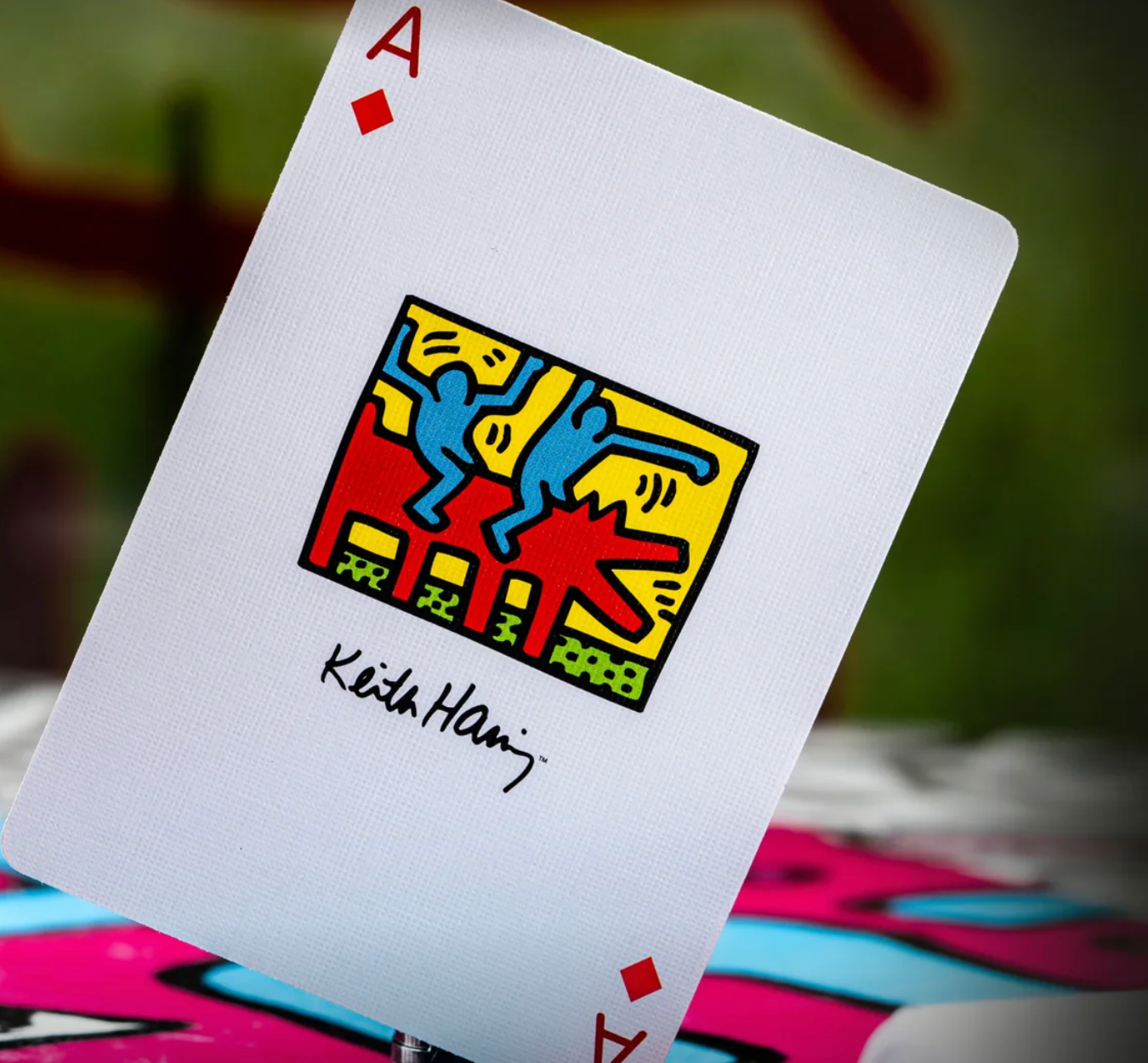 Keith Haring Playing Cards Playing Cards by Theory11
