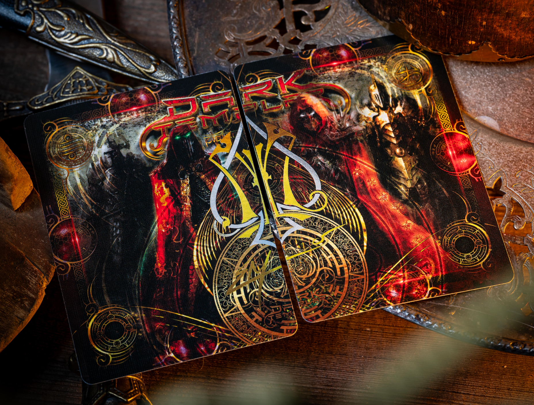 Bicycle Dark Templar Knights Playing Cards Playing Cards by Gamblers Warehouse
