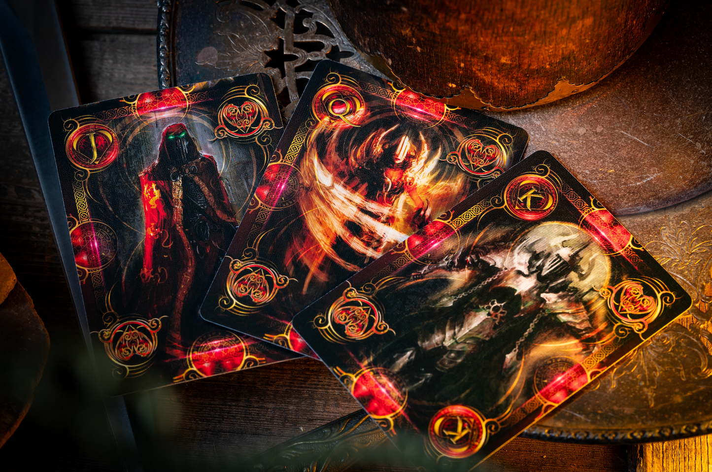 Bicycle Dark Templar Knights Playing Cards Playing Cards by Gamblers Warehouse