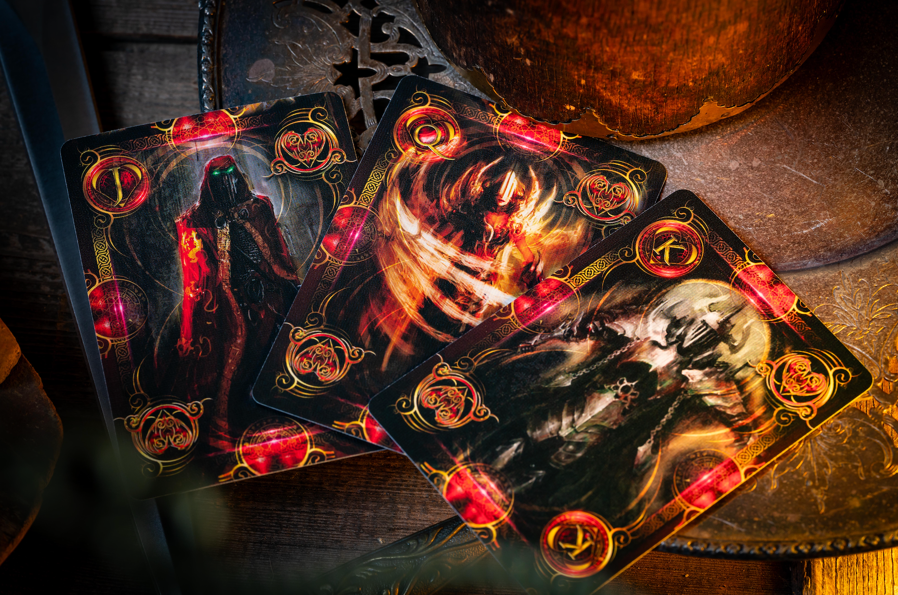 Bicycle Dark Templar Knights Playing Cards Playing Cards by Gamblers Warehouse