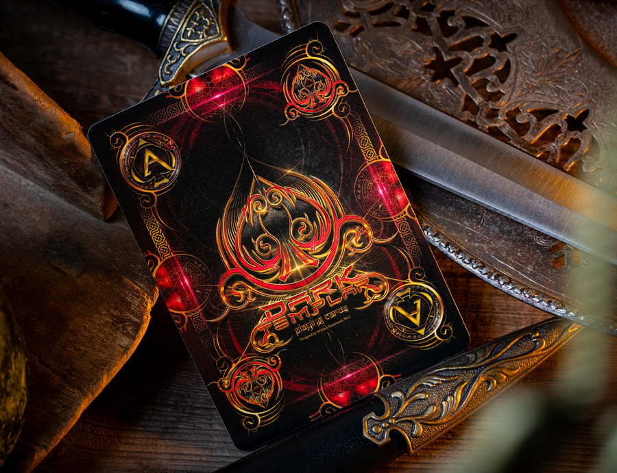 Bicycle Dark Templar Knights Playing Cards Playing Cards by Gamblers Warehouse