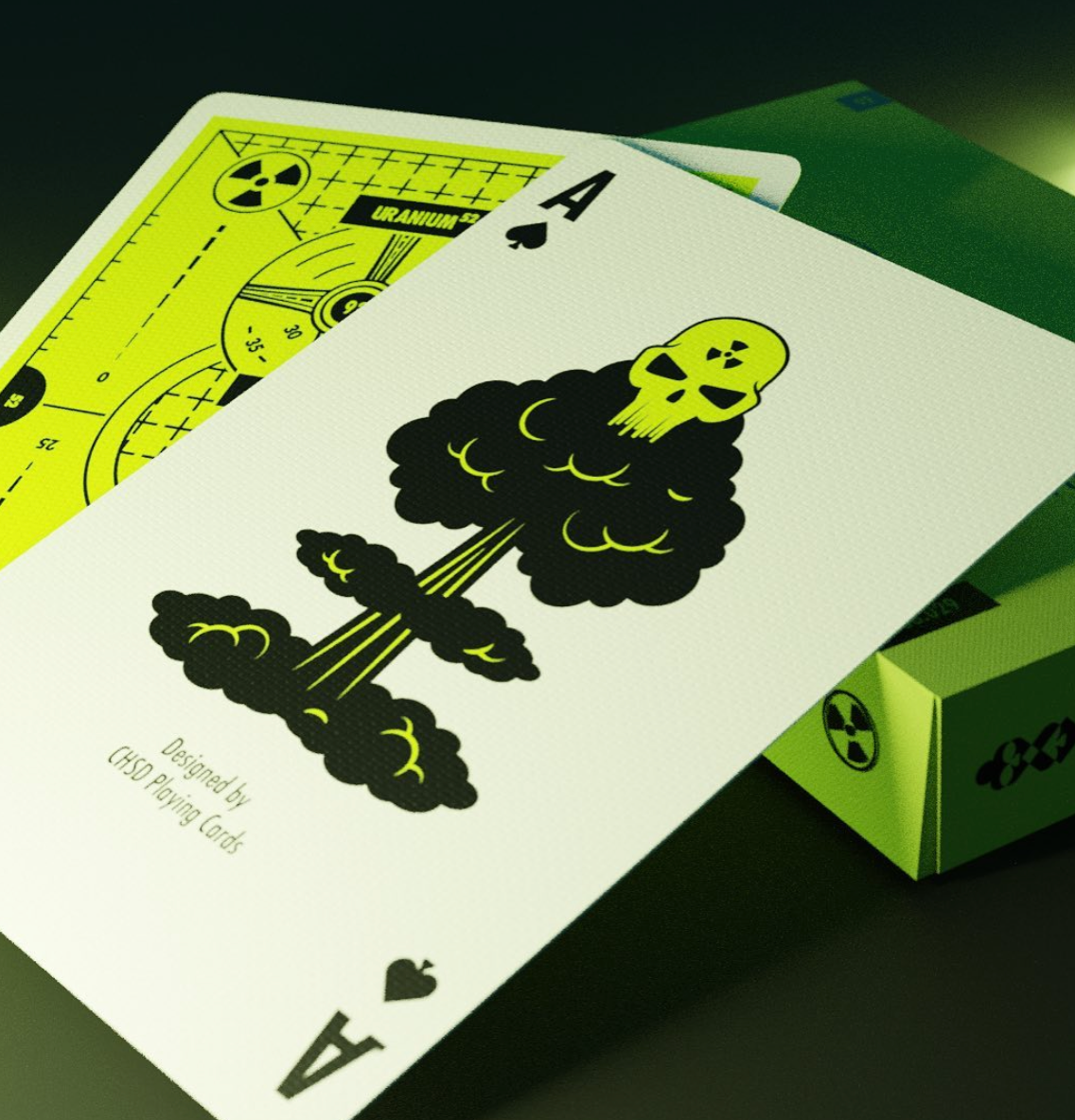 Uranium 52 Playing Cards - Limited Edition Playing Cards by Uranium & Biohazard 52 Playing Cards