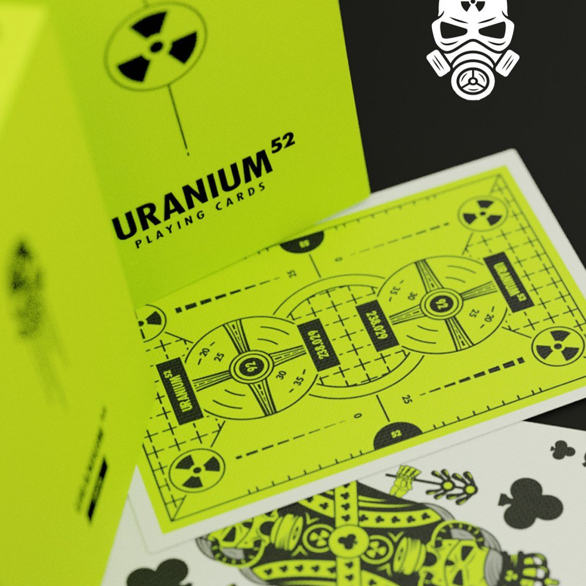 Uranium 52 Playing Cards - Limited Edition Playing Cards by Uranium & Biohazard 52 Playing Cards