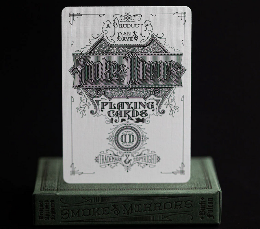 Smoke & Mirrors Green Anniversary Edition Playing Cards Playing Cards by Smoke & Mirrors Playing Cards