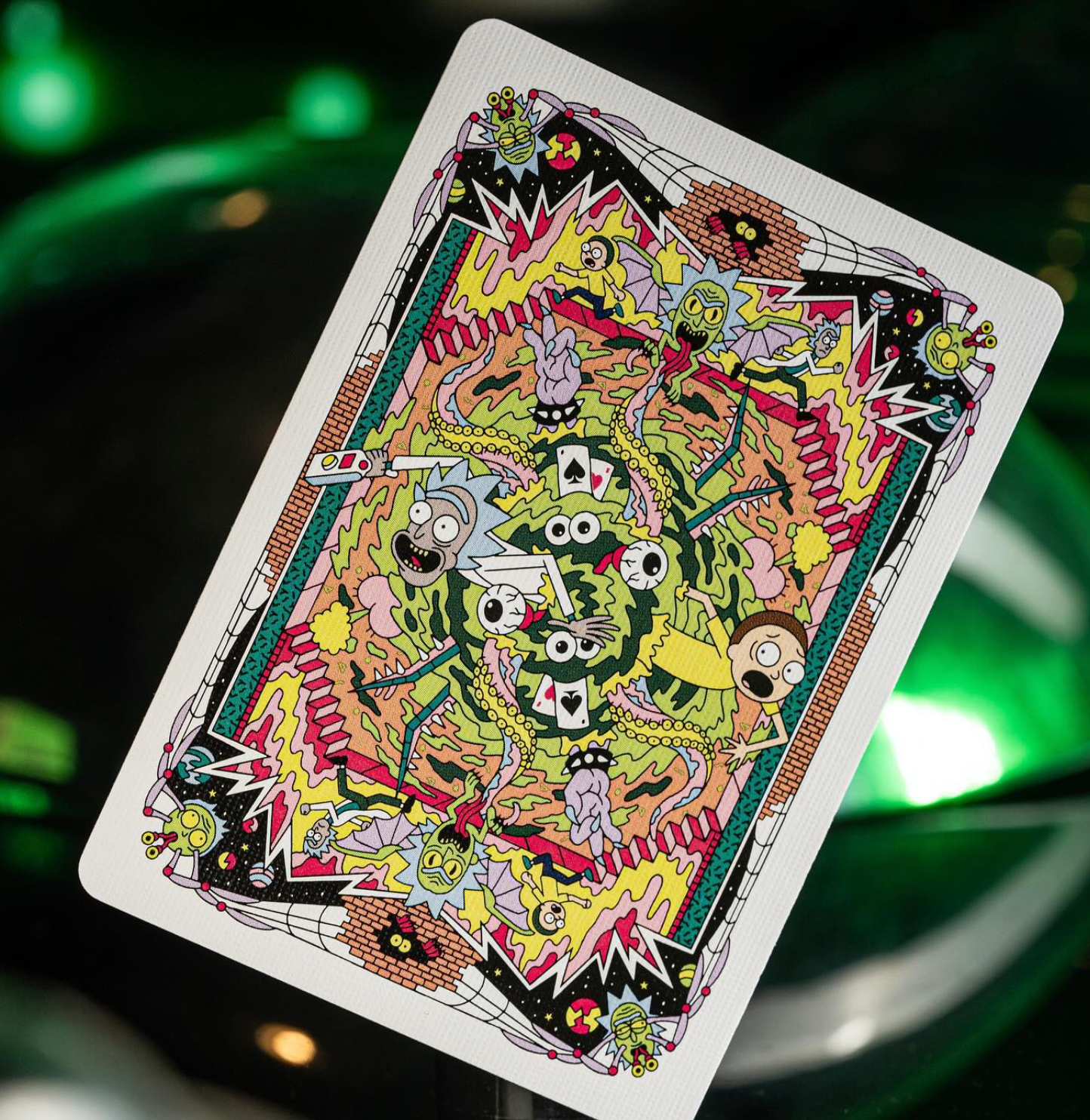 Rick and Morty Playing Cards Playing Cards by Theory11