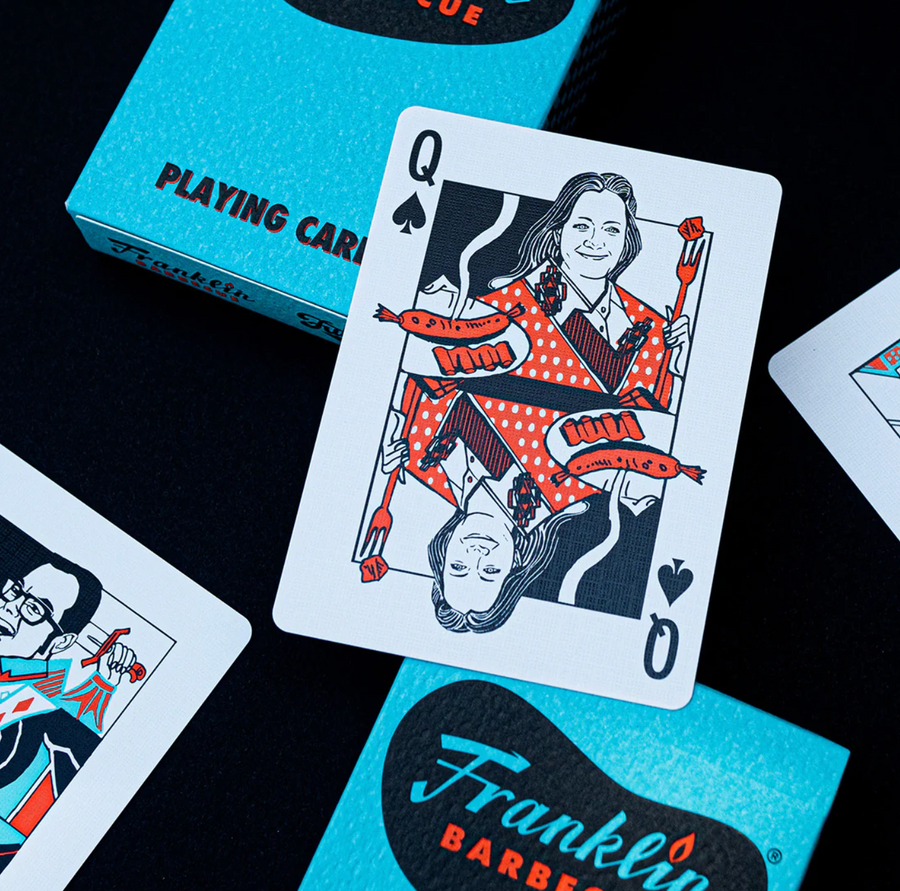 Franklin BBQ Official Playing Cards Playing Cards by Fulton's Playing Cards