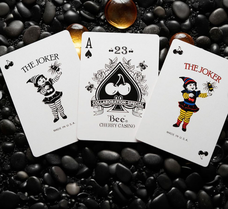 Limited Bee X Cherry Playing Cards Playing Cards by Murphy's Magic