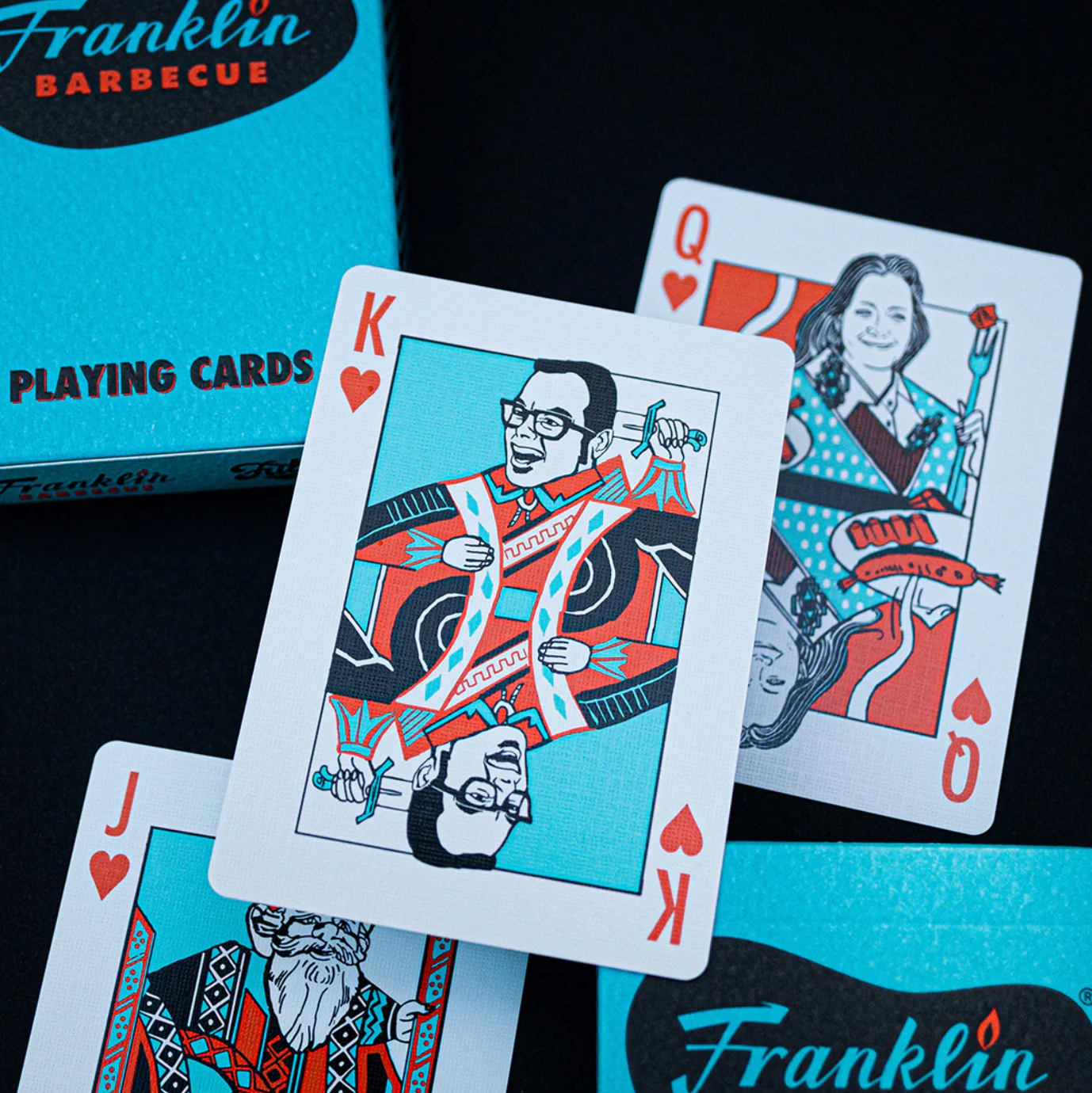 Franklin BBQ Official Playing Cards Playing Cards by Fulton's Playing Cards