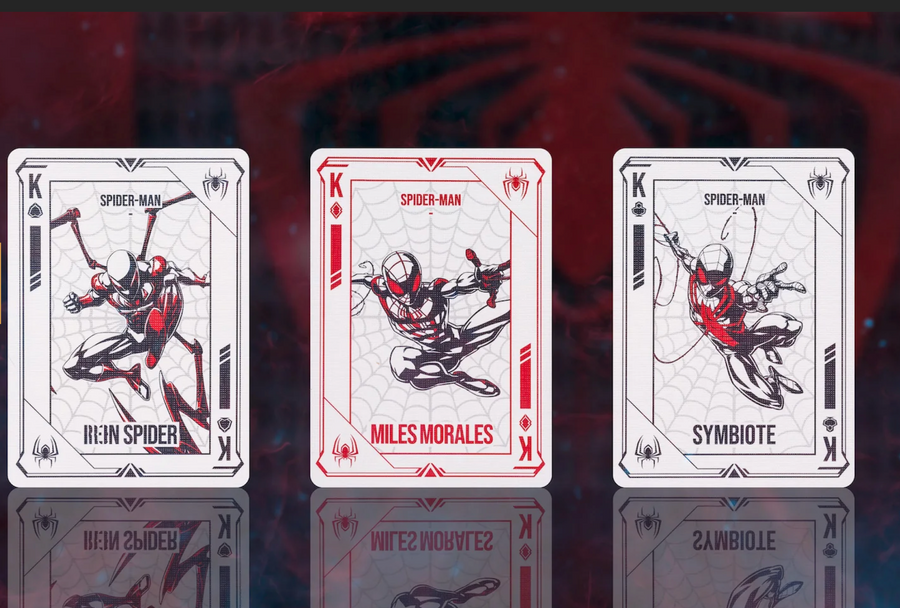 Spider Man Miles Morales Playing Cards Playing Cards by Card Mafia