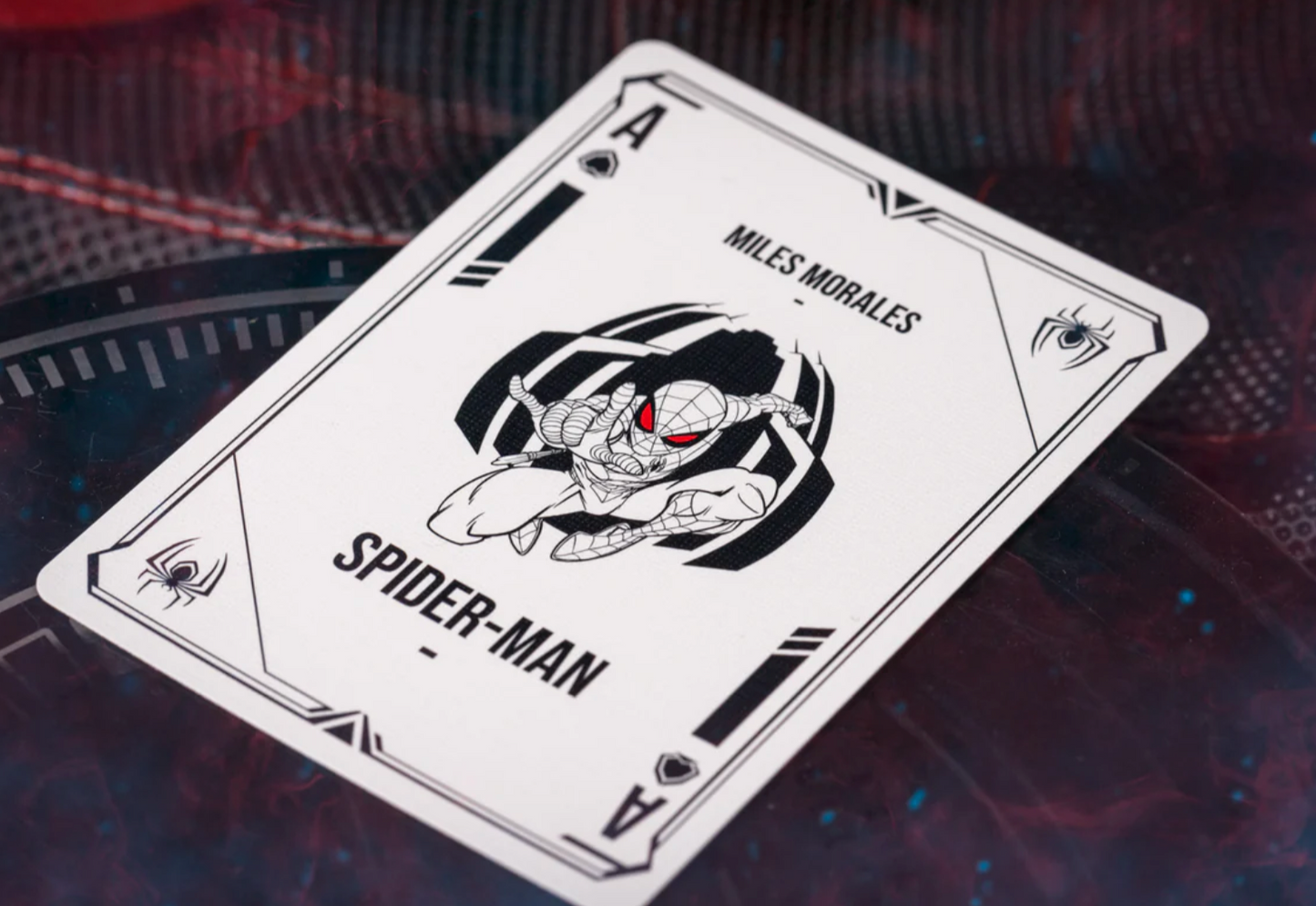 Spider Man Miles Morales Playing Cards Playing Cards by Card Mafia