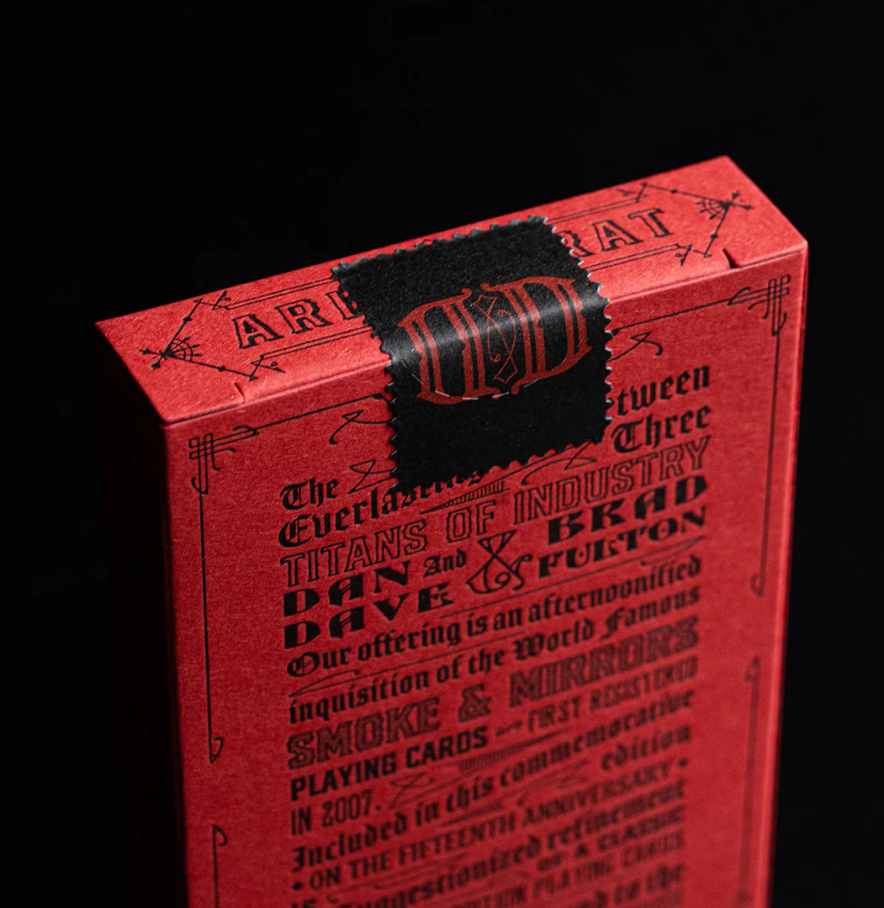 Smoke & Mirrors Red Rouge Playing Cards Playing Cards by Dan & Dave