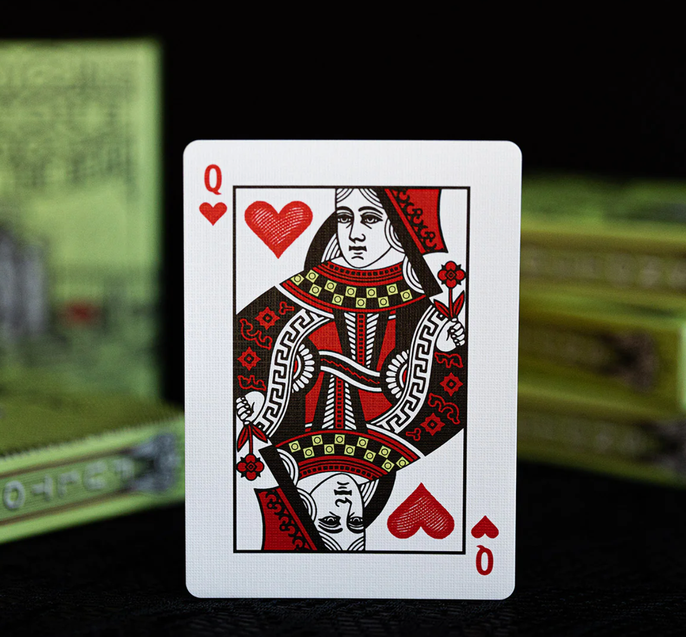 FULTON'S DAY OF THE DEAD GREEN EDITION Playing Cards by Fultons Playing Cards