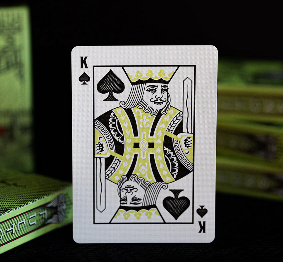 FULTON'S DAY OF THE DEAD GREEN EDITION Playing Cards by Fultons Playing Cards