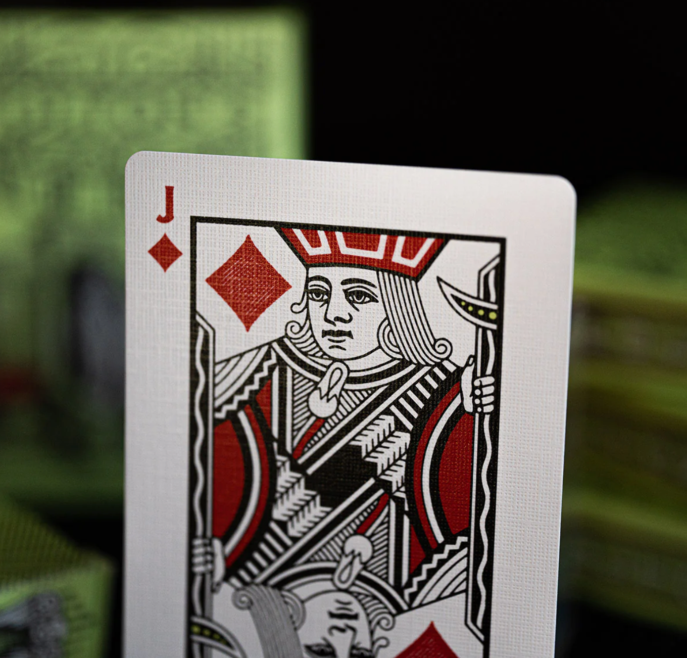 FULTON'S DAY OF THE DEAD GREEN EDITION Playing Cards by Fultons Playing Cards