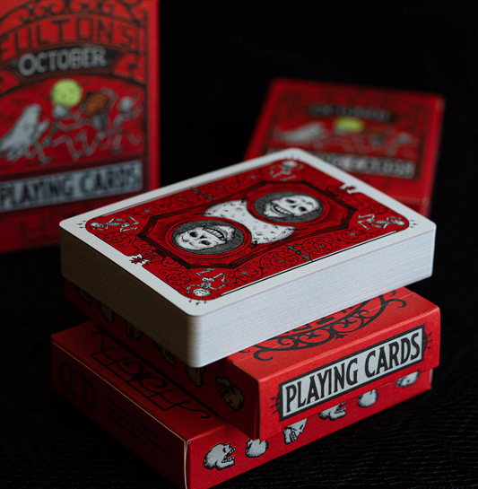 Red Fultons October Playing Cards Playing Cards by Fultons Playing Cards