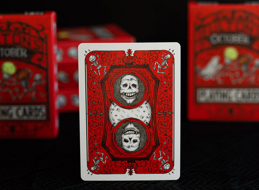 Red Fultons October Playing Cards Playing Cards by Fultons Playing Cards