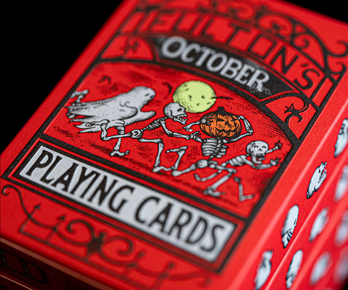 Red Fultons October Playing Cards Playing Cards by Fultons Playing Cards