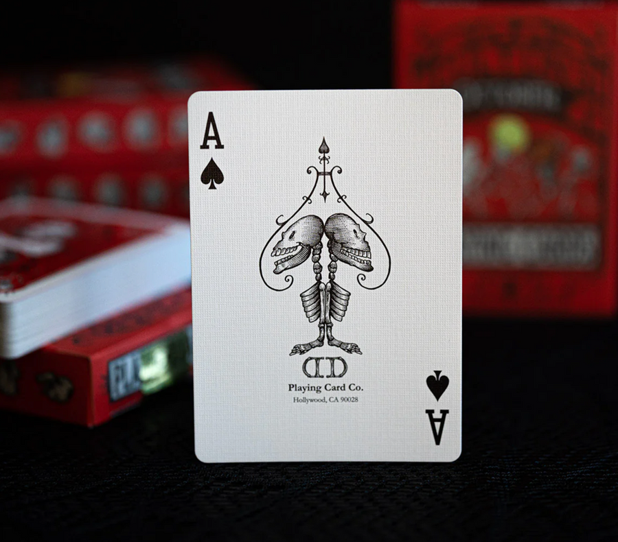 Red Fultons October Playing Cards Playing Cards by Fultons Playing Cards
