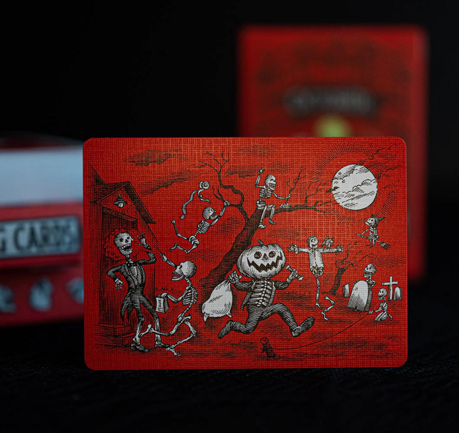 Red Fultons October Playing Cards Playing Cards by Fultons Playing Cards