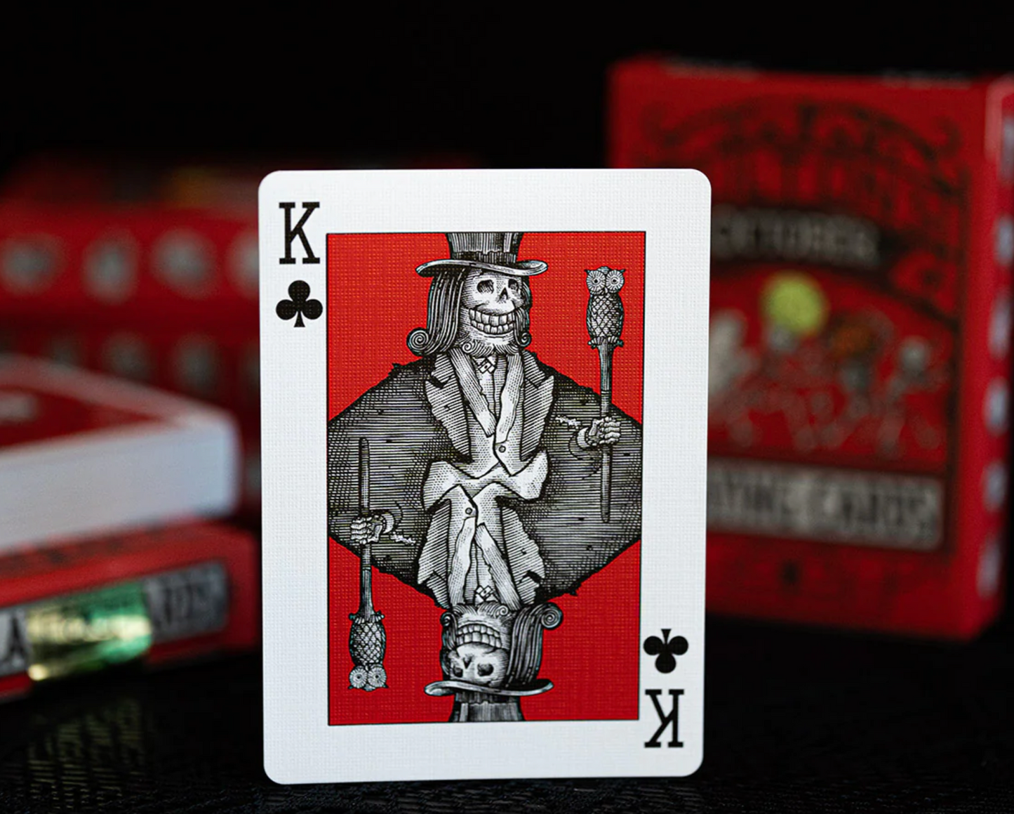 Red Fultons October Playing Cards Playing Cards by Fultons Playing Cards