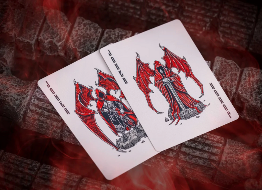 Demon V2 Vengeance Edition Playing Cards Playing Cards by Card Mafia