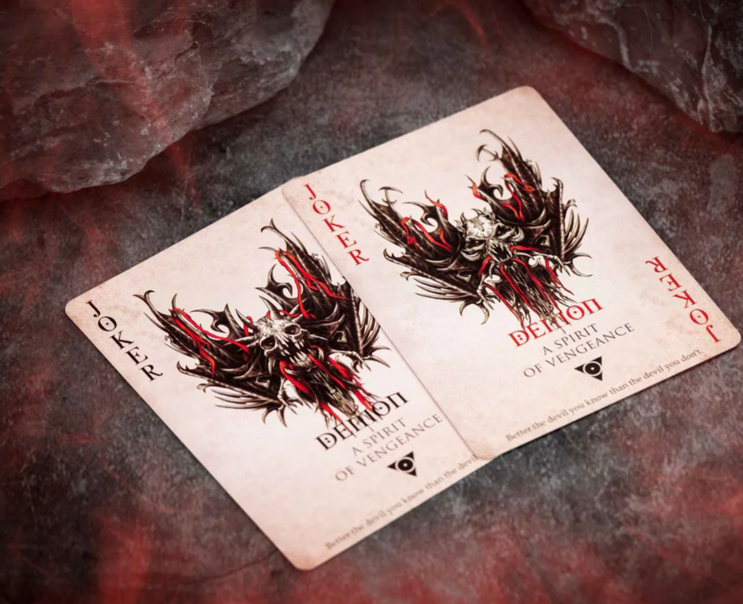 Demon V2 Gigantic Edition Playing Cards Playing Cards by Card Mafia