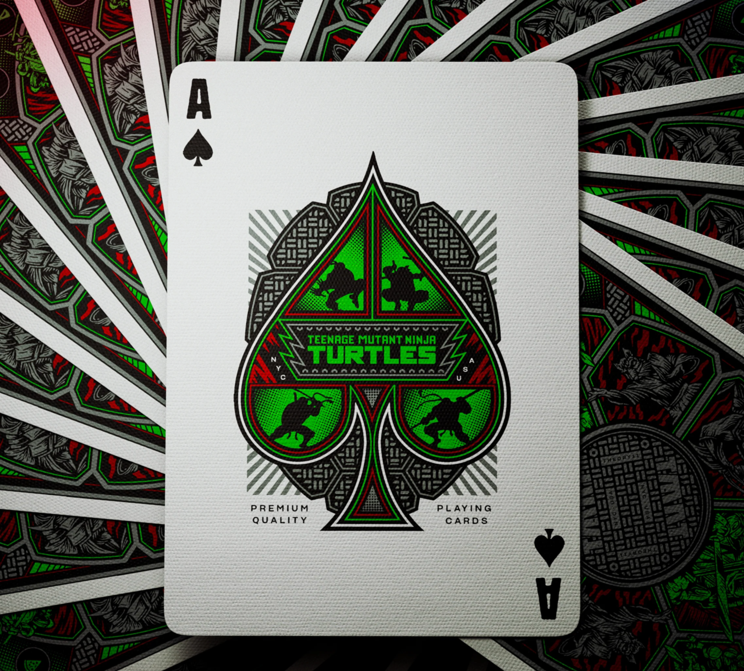 Teenage Mutant Ninja Turtles Playing Cards Playing Cards by Theory11