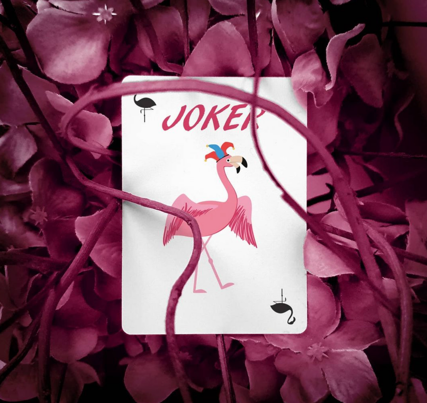 Wild Flamingo Playing Cards Playing Cards by RarePlayingCards.com