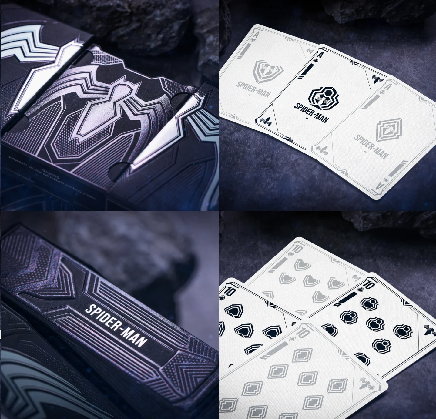 Spider Man Symbiote Playing Cards - Paper Playing Cards by Card Mafia