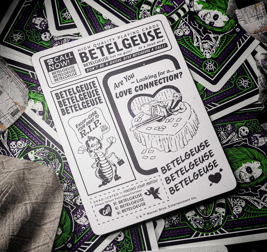 Beetlejuice Playing Cards