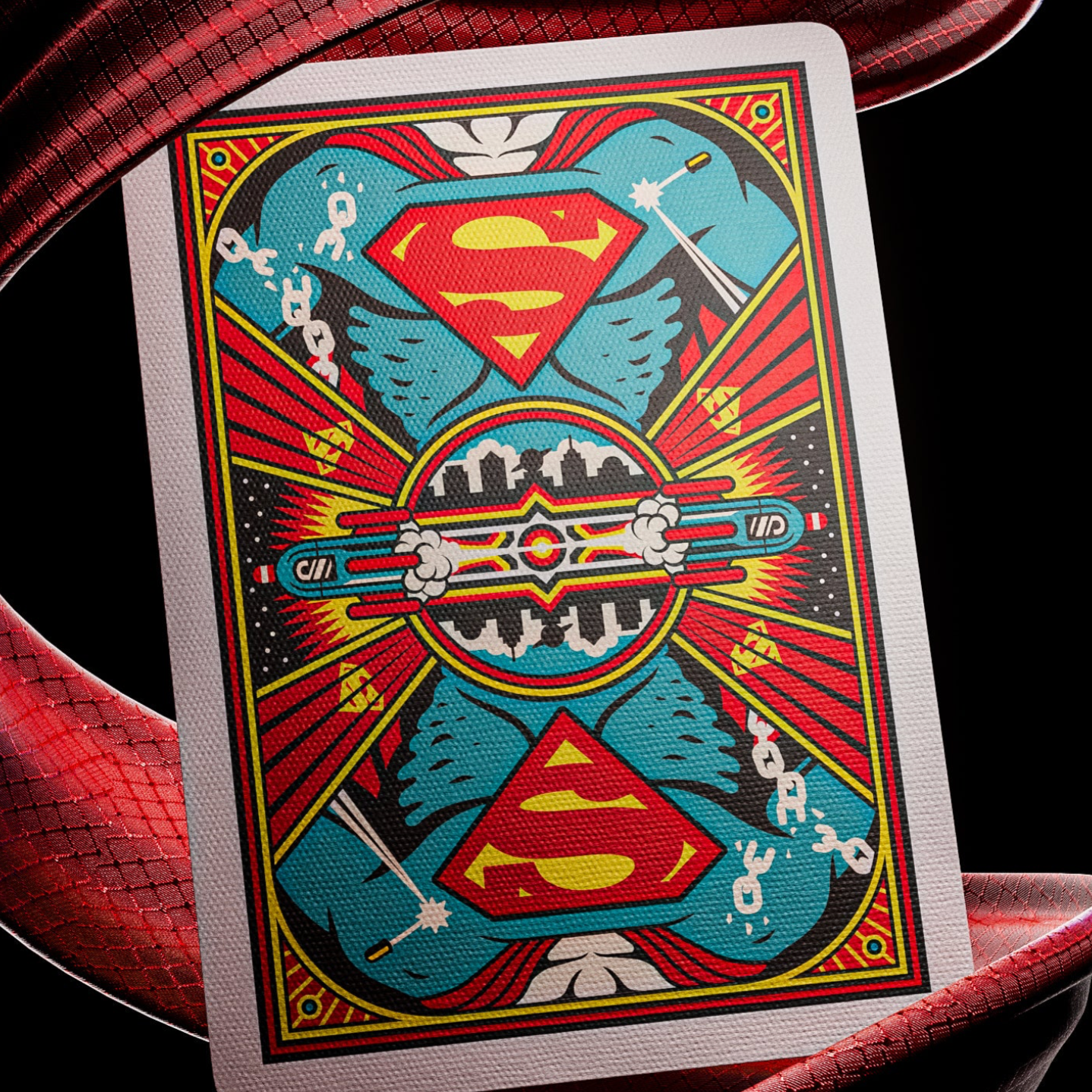 rare superman cards Superman Playing Cards