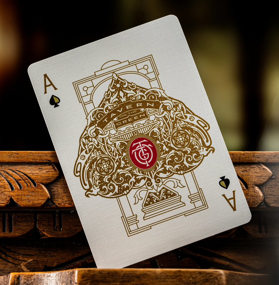 Tavern on the Green: Red Limited Edition Playing Cards