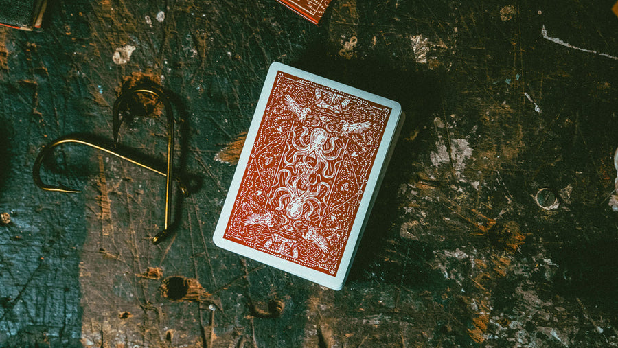 Seafarers Playing Cards - Red