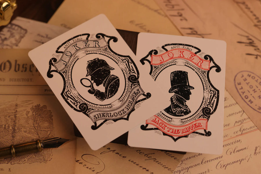Jack the Ripper & Sherlock Holmes - Skewer Edition Playing Cards