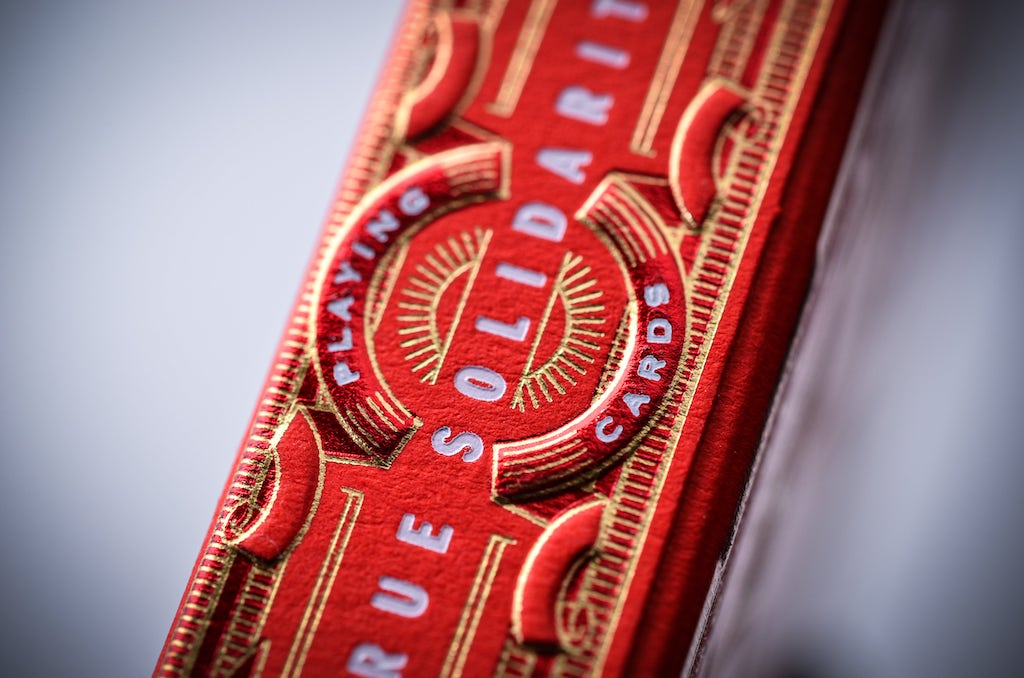 Solidarity Playing Cards Playing Cards by Riffle Shuffle Playing Card Company