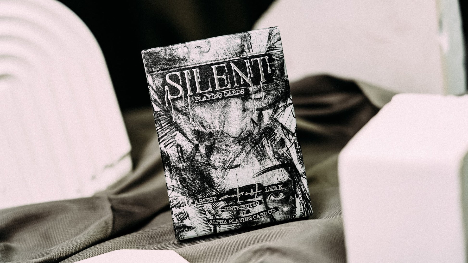 Silent Playing Cards - Deluxe Lacquer Collector's Box Set Playing Cards by Alpha Playing Cards