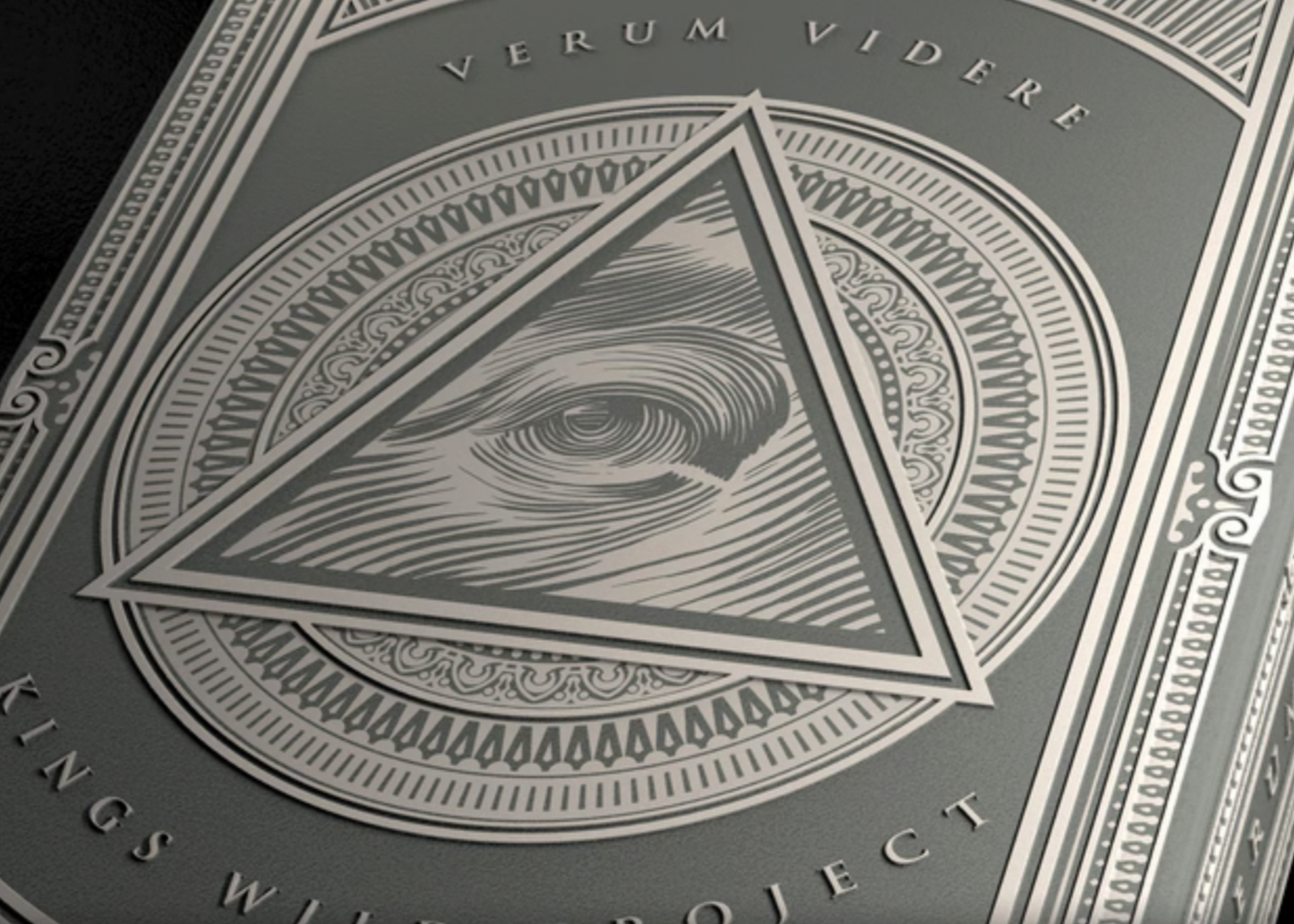 Silver Verum Videre Playing Cards by Rare Playing cards 