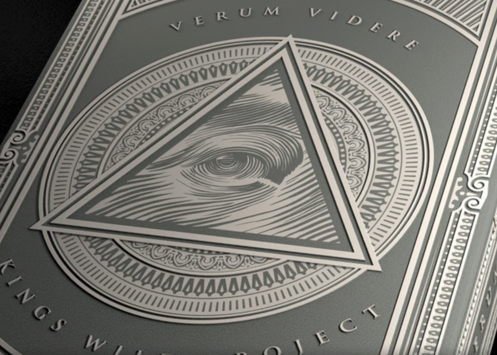 Silver Verum Videre Playing Cards by Rare Playing cards 