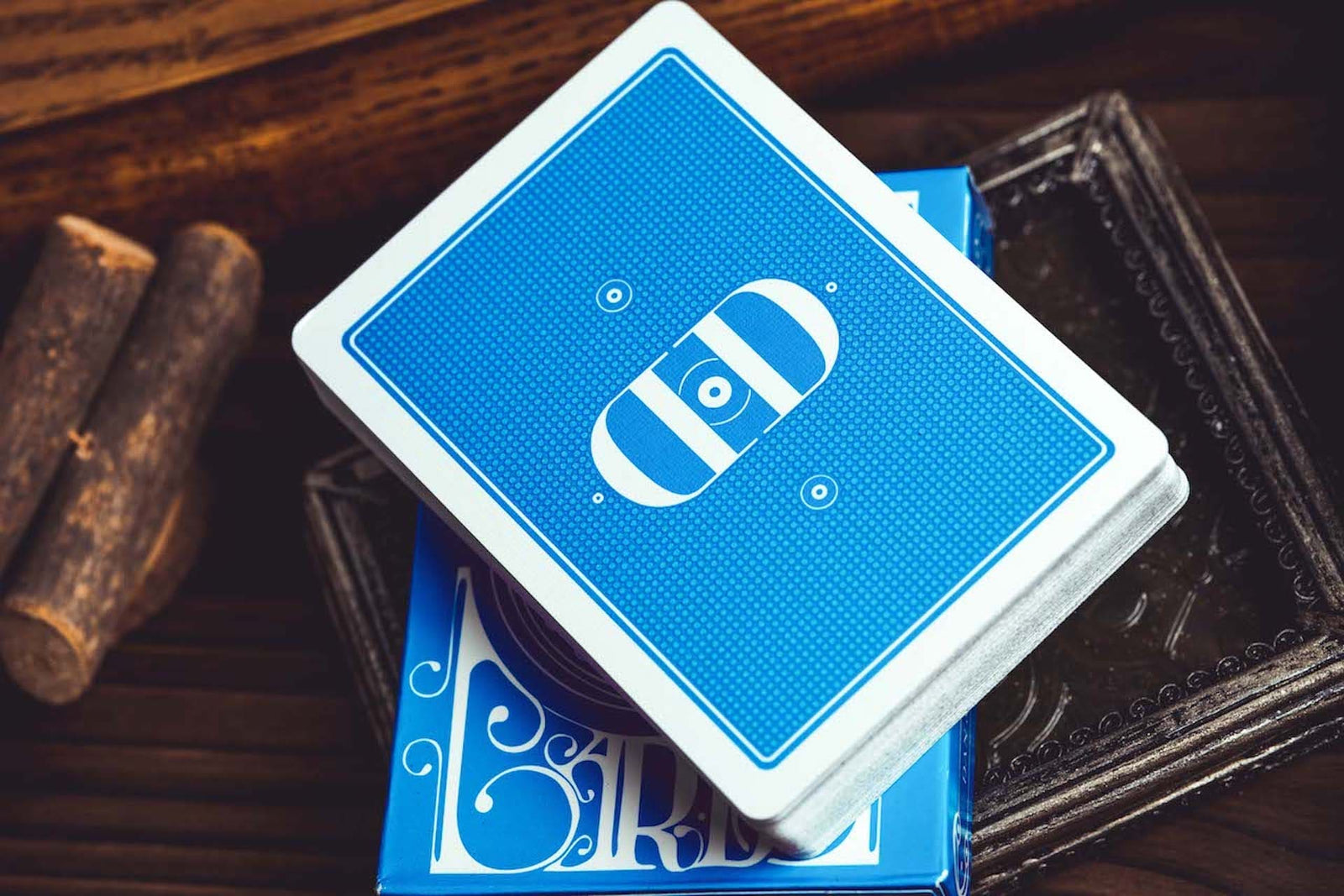 Smoke & Mirrors V9 - Blue Playing Cards Playing Cards by Smoke & Mirrors Playing Cards