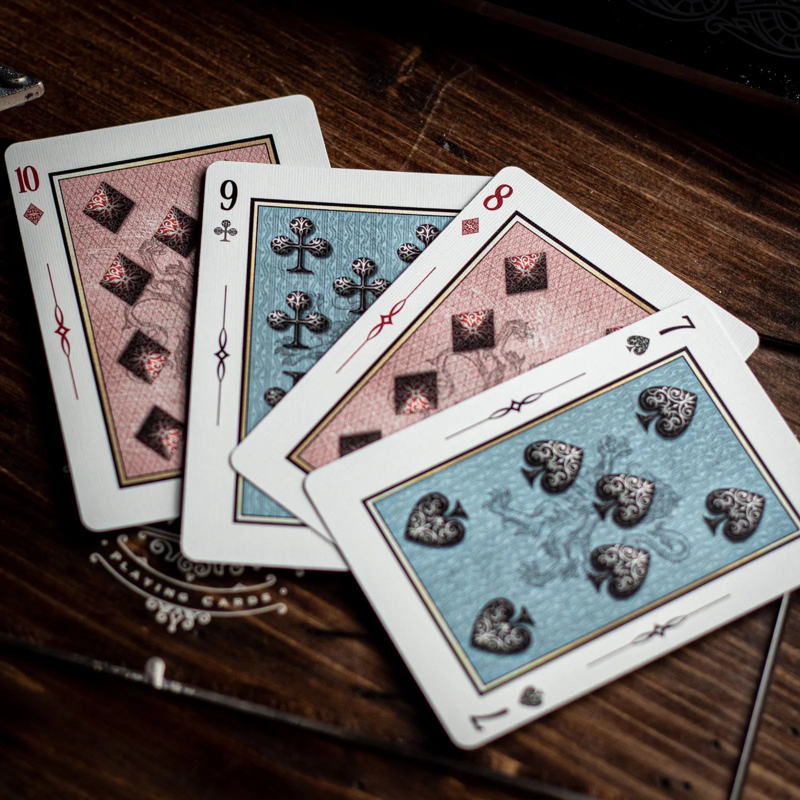 Sovereign Playing Cards Exquisite White Playing Cards by Black Ink Branded