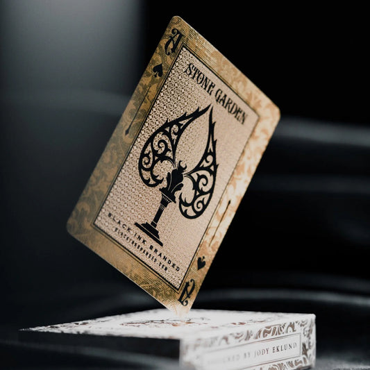 Stone Garden V2 Playing Cards Playing Cards by Black Ink Branded