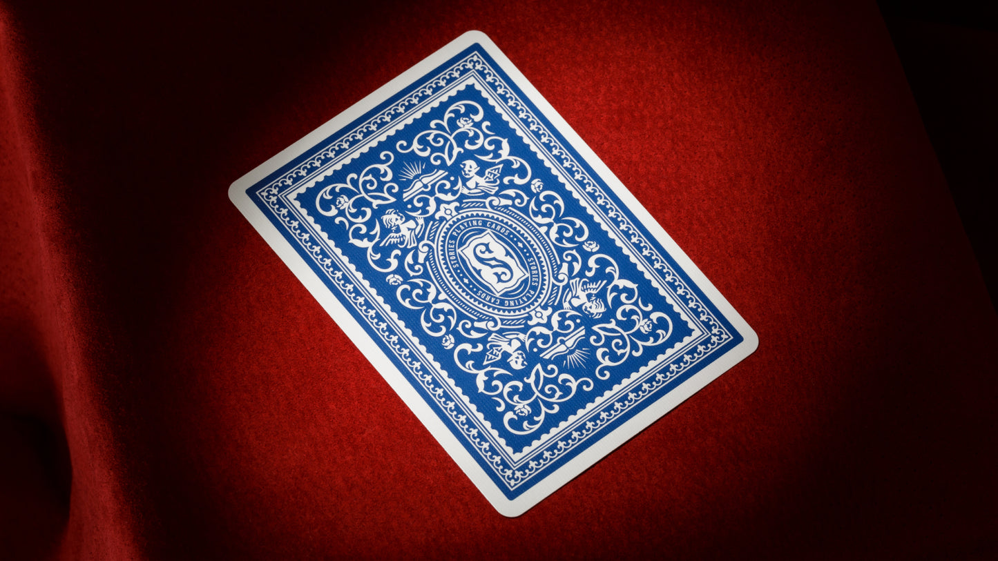 Stories Vol.2 Playing Cards - Blue Playing Cards by Vanda