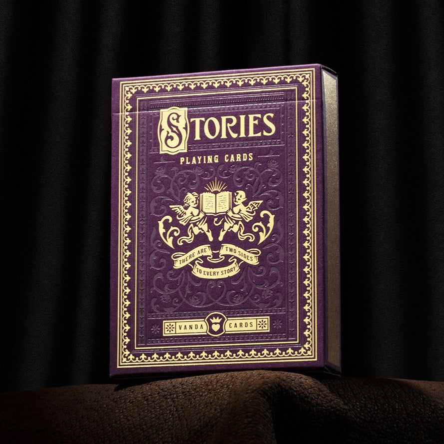 Stories Vol. 5 Purple Gilded Playing Cards Playing Cards by Vanda