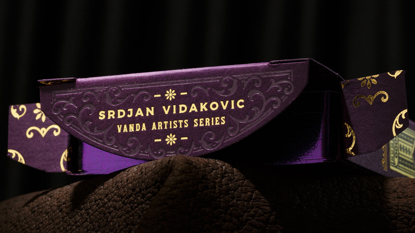 Stories Vol. 5 Purple Gilded Playing Cards Playing Cards by Vanda